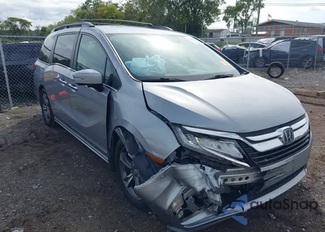 2018 Honda Odyssey Touring из США, поврежденный, VIN 5FNRL6H85JB078109